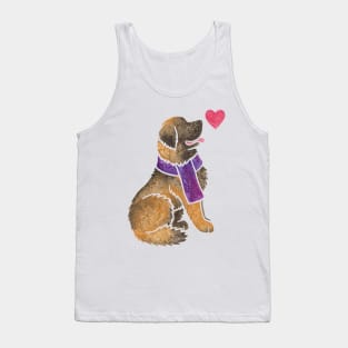 Watercolour Leonberger Tank Top